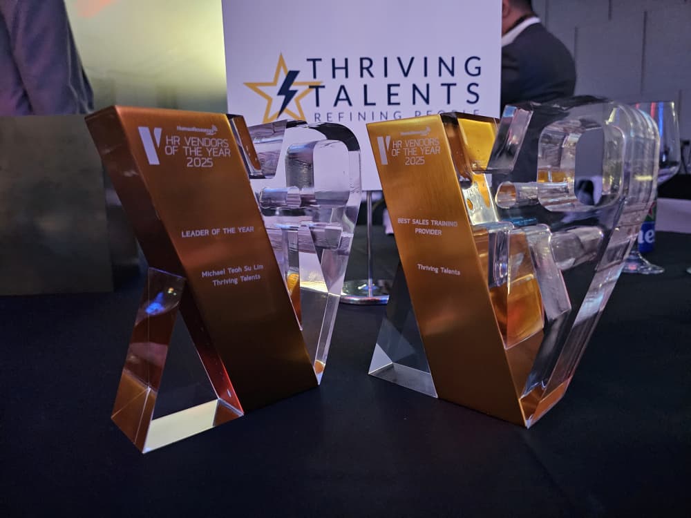 Thriving Talents Wins Two Gold Awards at HR Vendors of the Year 2025 Malaysia: Best Sales Training Provider & Leader of the Year