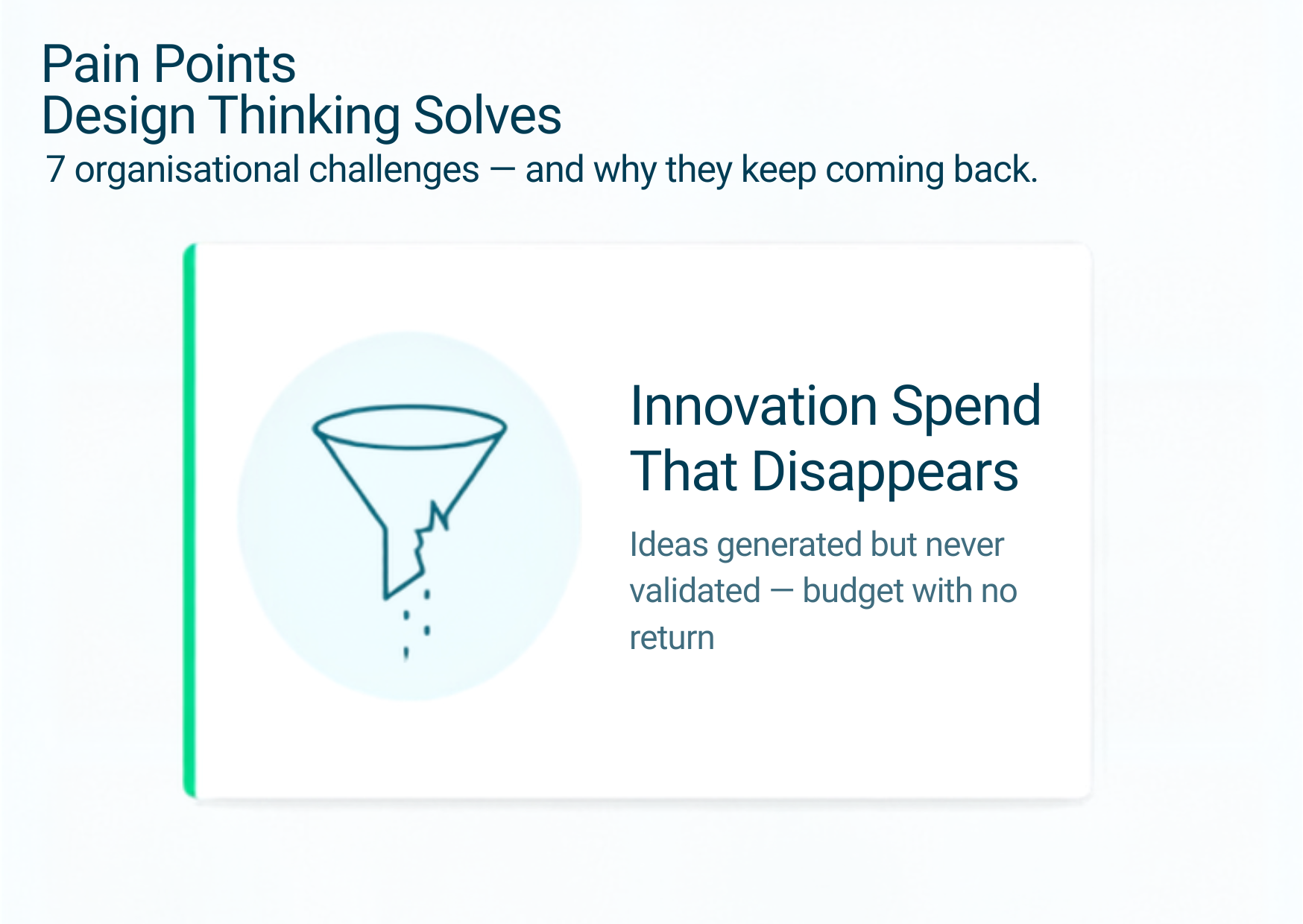 Disappearing spend