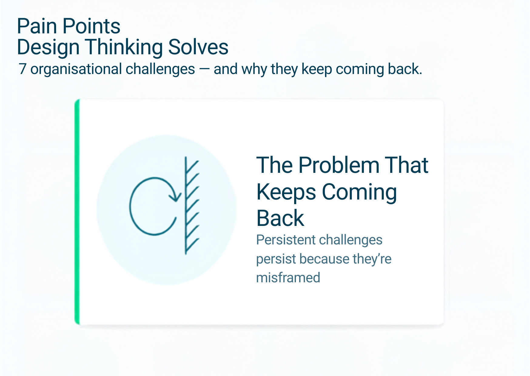 Reccuring problem