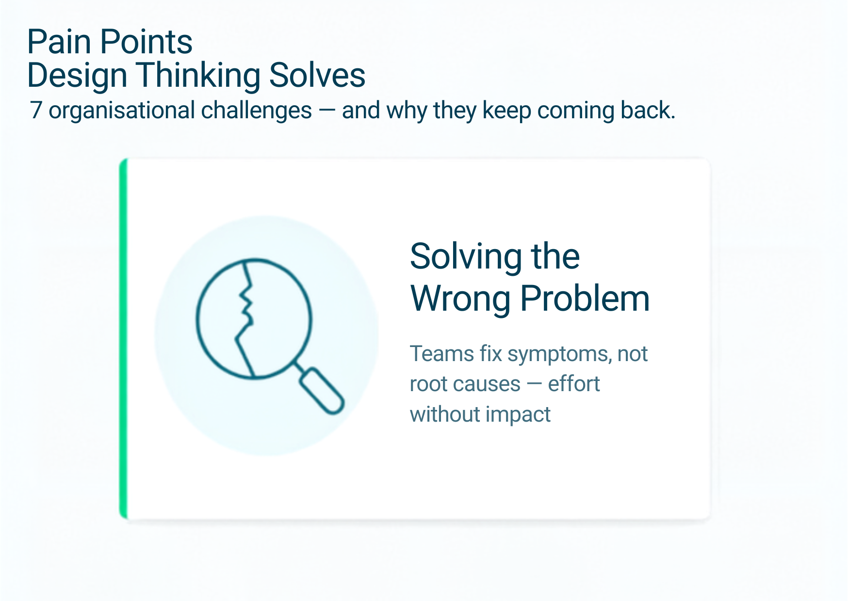 Solving Wrong Problem